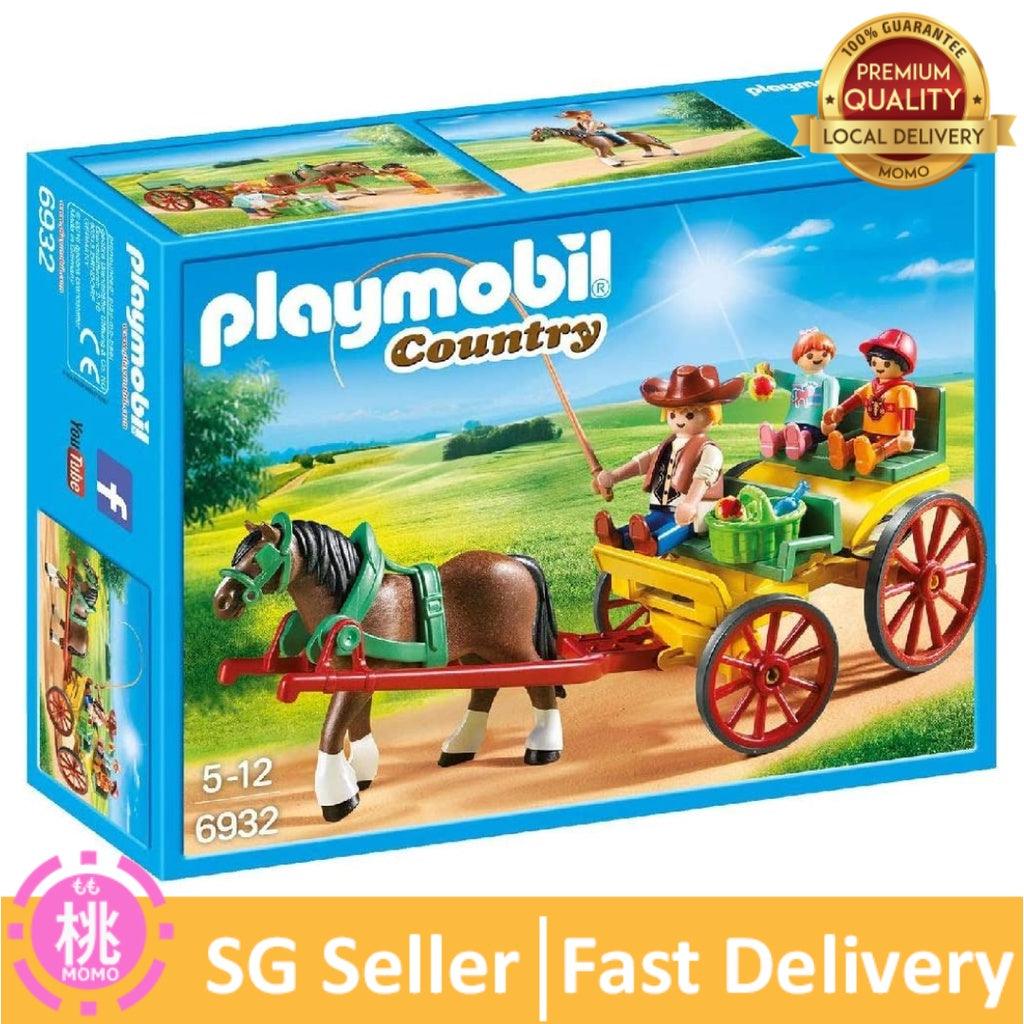 PLAYMOBIL 6932 Horse Drawn Wagon Building Set - Momo Gadgets