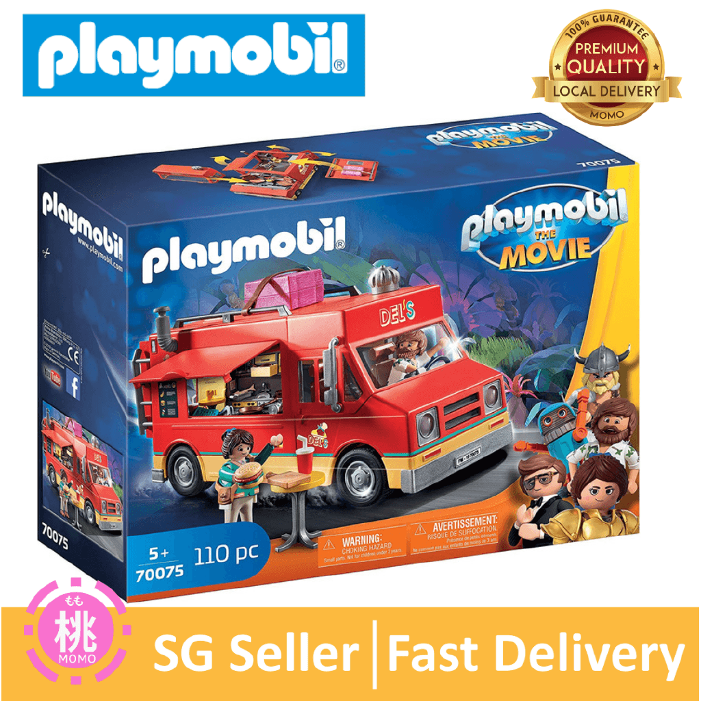 PLAYMOBIL 70075 The Movie Del's Food Truck - Momo Gadgets