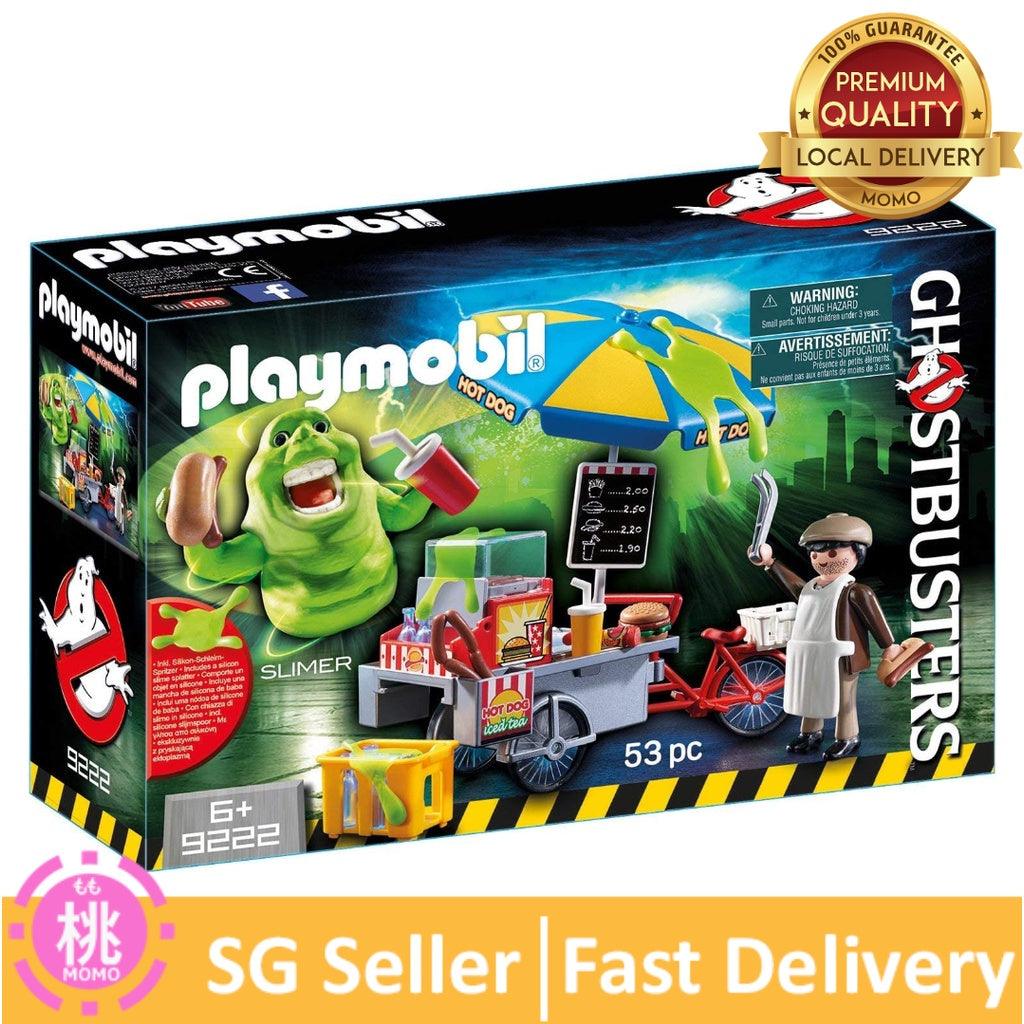 PLAYMOBIL 9222 Slimer with Hot Dog Stand (53pc) - Momo Gadgets