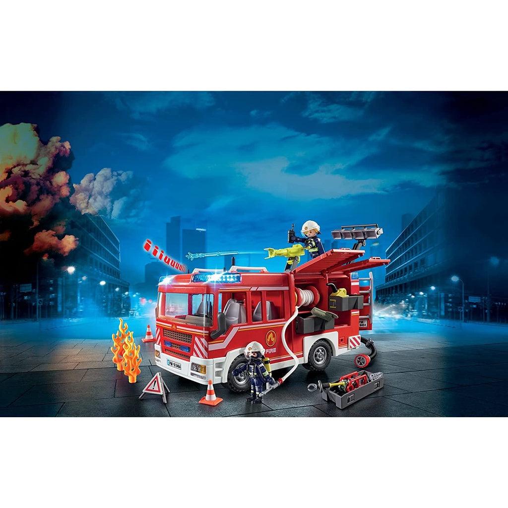 PLAYMOBIL 9464 Fire Engine (138pc) - Momo Gadgets