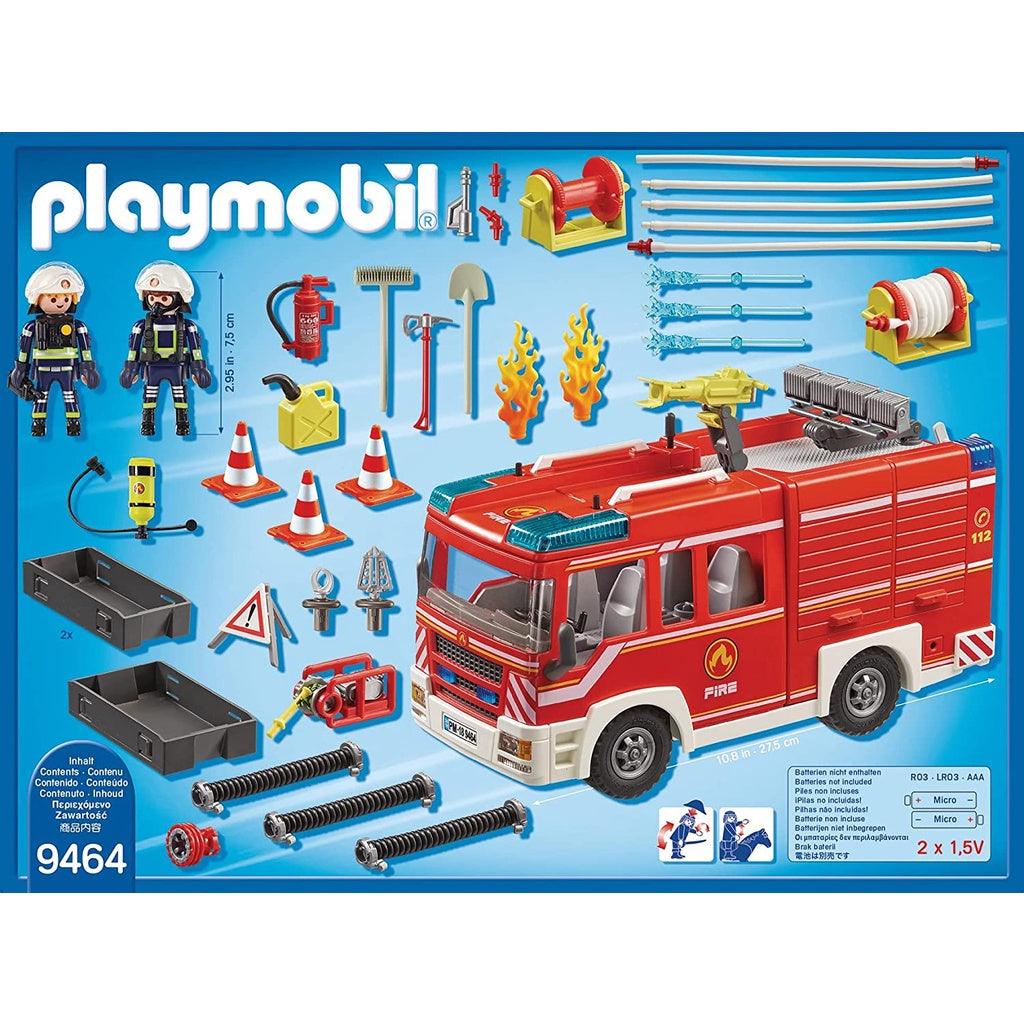 PLAYMOBIL 9464 Fire Engine (138pc) - Momo Gadgets