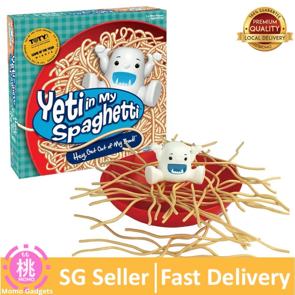 PlayMonster Yeti In My Spaghetti — Silly Children's Game — Hey, Get Out of my Bowl — Ages 4+ — 2+ Players - Momo Gadgets