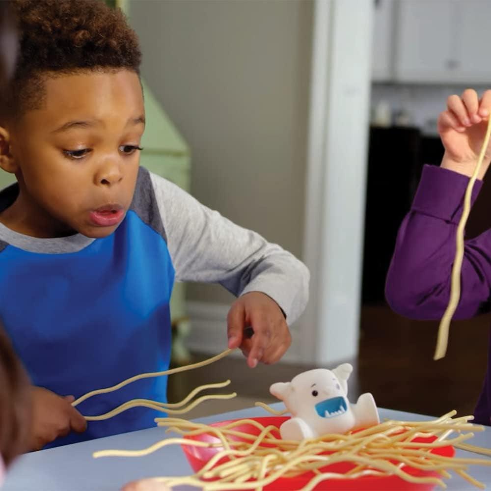 PlayMonster Yeti In My Spaghetti — Silly Children's Game — Hey, Get Out of my Bowl — Ages 4+ — 2+ Players - Momo Gadgets