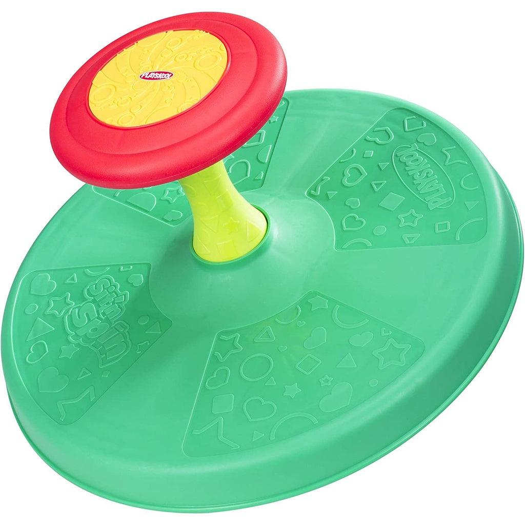 Playskool Sit and Spin Classic Spinning Activity Toy for Toddlers Ages Over 18 Months, Multicolor - Momo Gadgets