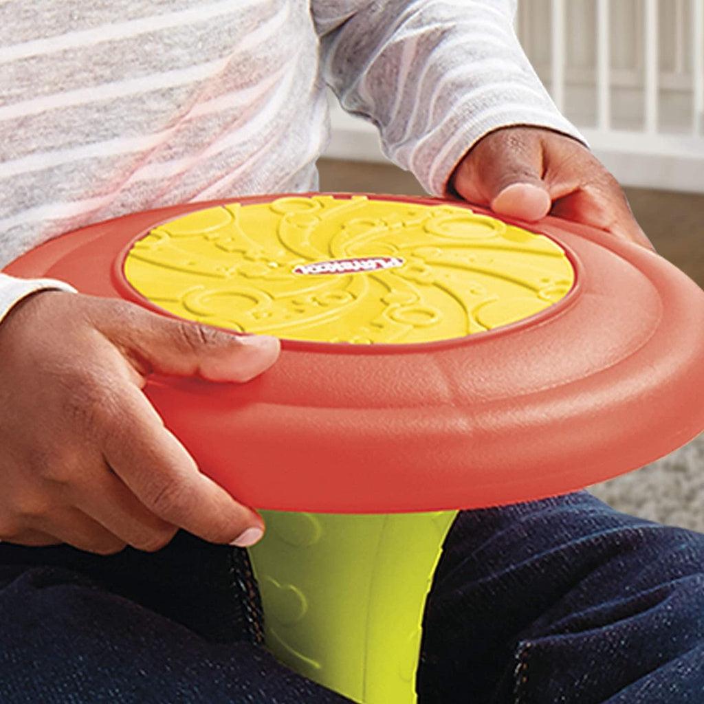 Playskool Sit and Spin Classic Spinning Activity Toy for Toddlers Ages Over 18 Months, Multicolor - Momo Gadgets