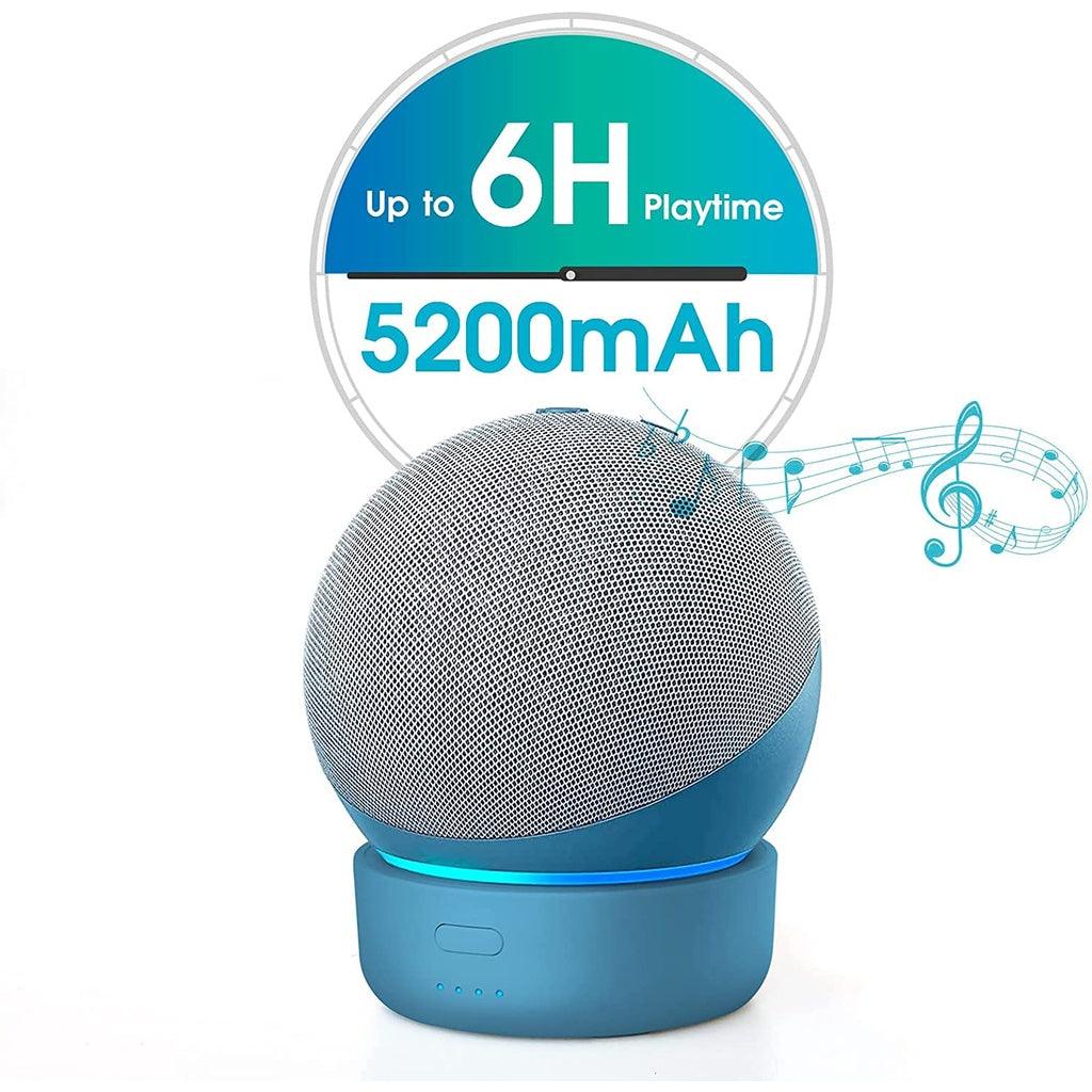 Portable Battery Base for Echo Dot (5th Gen)