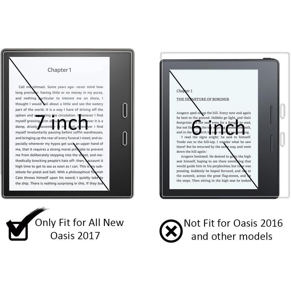 Premium Tempered For Oasis 3 E-Reader 10th Gen 2019 Release, 2017 release Tempered Glass Screen Protector - Momo Gadgets