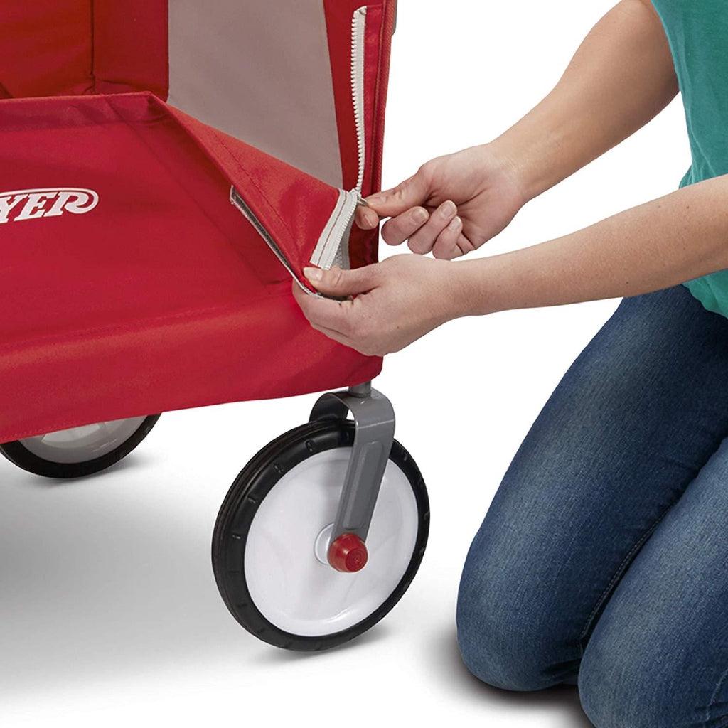 Radio Flyer 3-In-1 EZ Folding Wagon for kids and cargo ( With canopy or Without canopy Options ) - Momo Gadgets