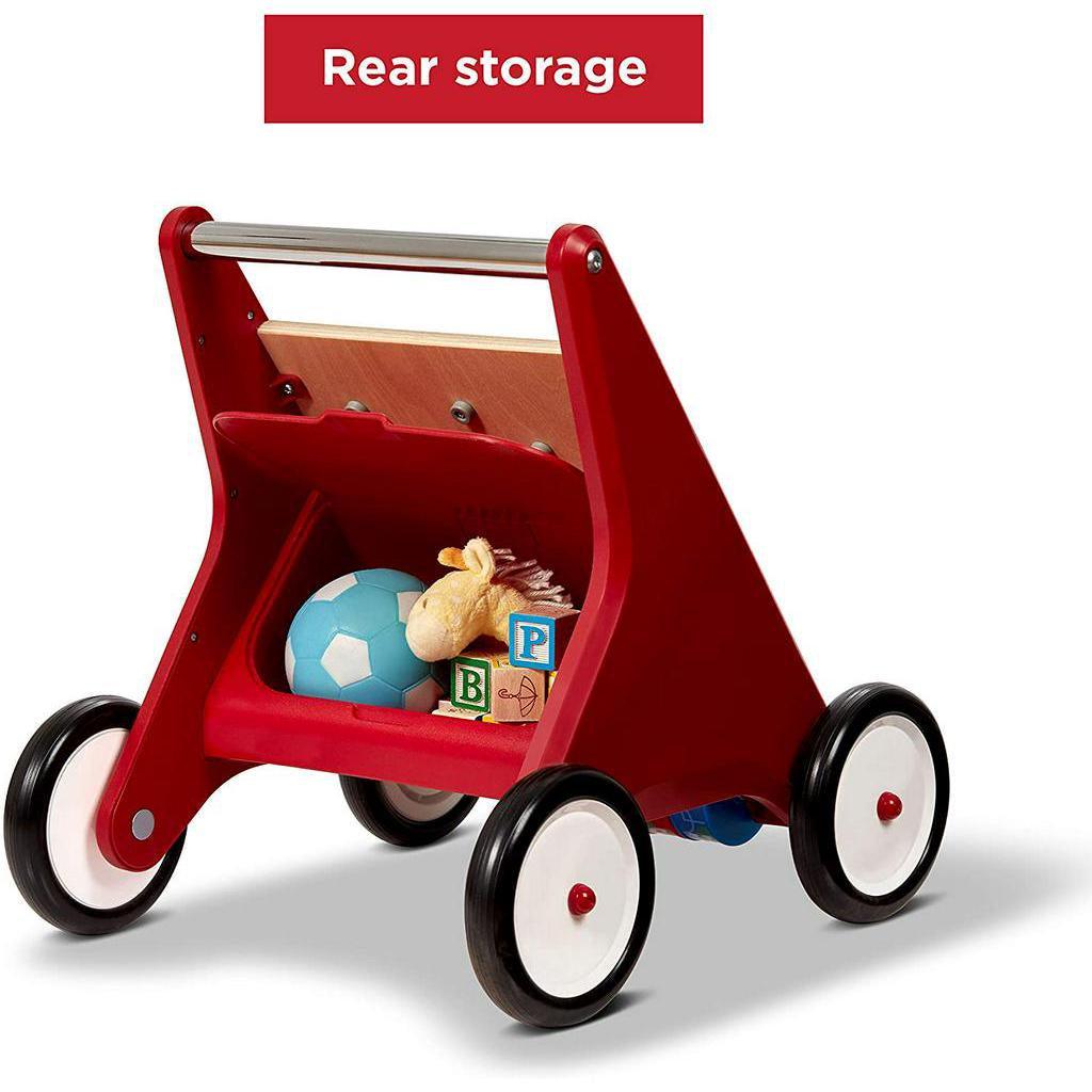 Radio Flyer Classic Push and Play Walker , Toddler Walker with Activity Play, Ages 1-4 - Momo Gadgets