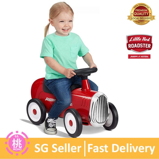 Radio Flyer Little Red Roadster, Toddler Ride on Toy, Ages 1-3, 24“ Length - Momo Gadgets