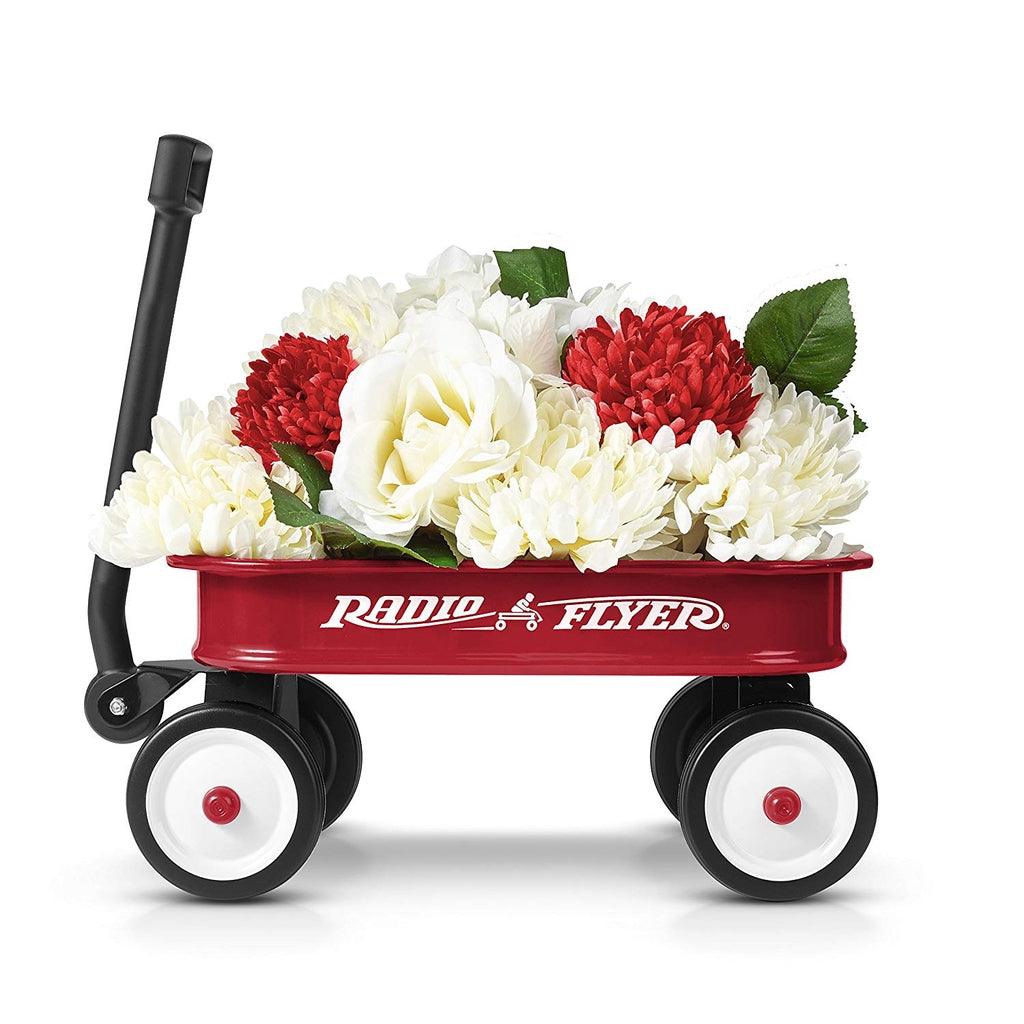 Radio Flyer Little Red Wagon, gift baskets toy for Kids 3+ Years - Momo Gadgets