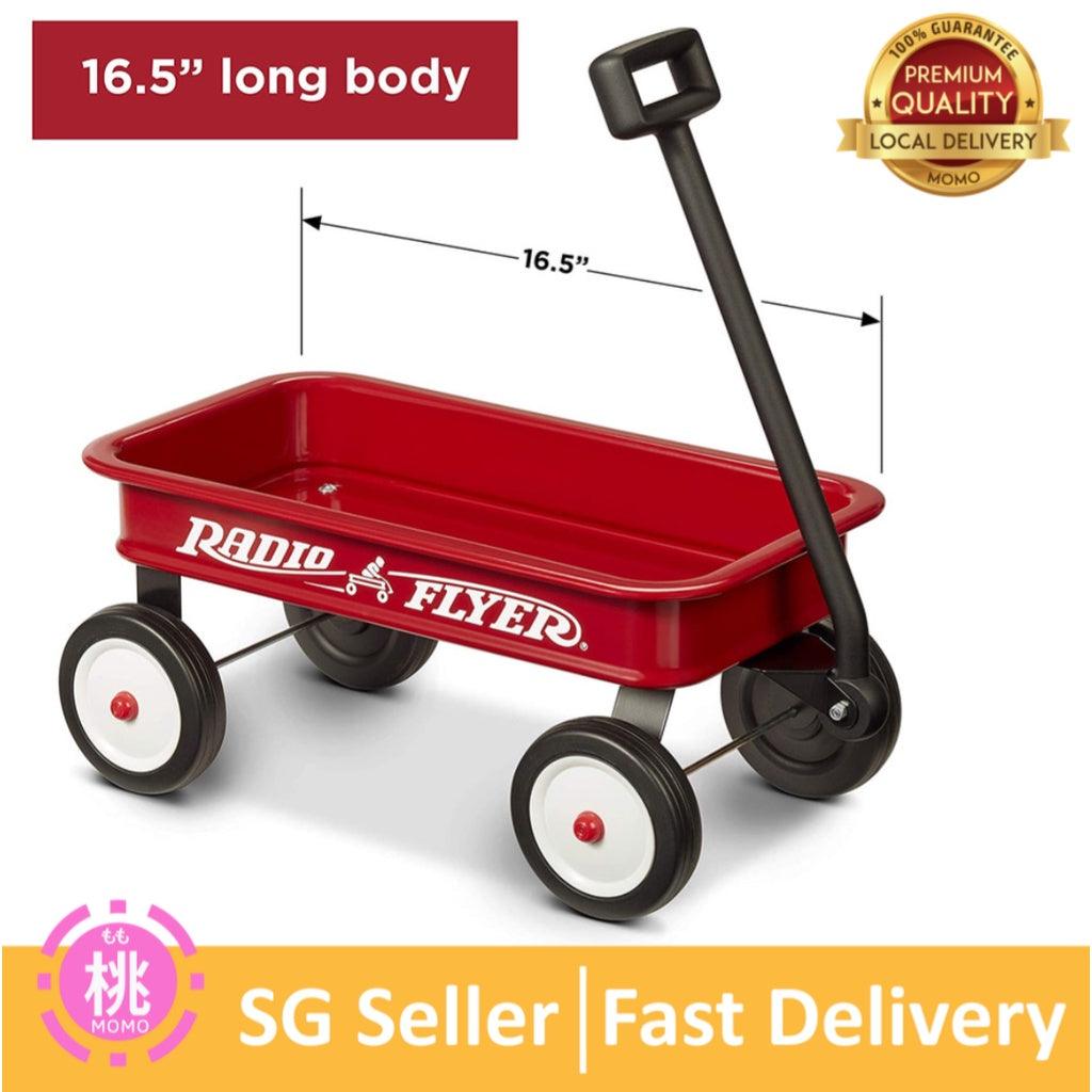 Radio Flyer Little Red Wagon, gift baskets toy for Kids 3+ Years - Momo Gadgets