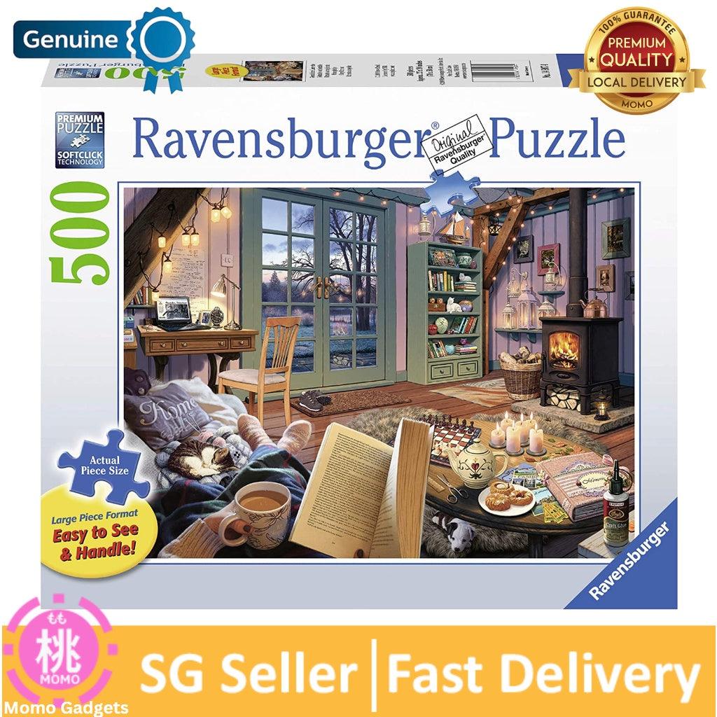 Ravensburger Cozy Retreat 500 Piece Large Format Jigsaw Puzzle for Adults - 14967 - Momo Gadgets