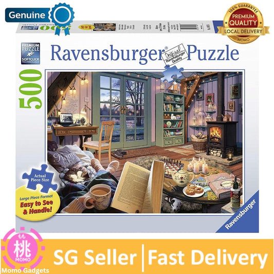 Ravensburger Cozy Retreat 500 Piece Large Format Jigsaw Puzzle for Adults - 14967 - Momo Gadgets