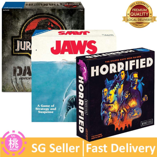 Ravensburger Jurassic Park Danger! , Jaws or Horrified - Age 10 & Up! - Momo Gadgets