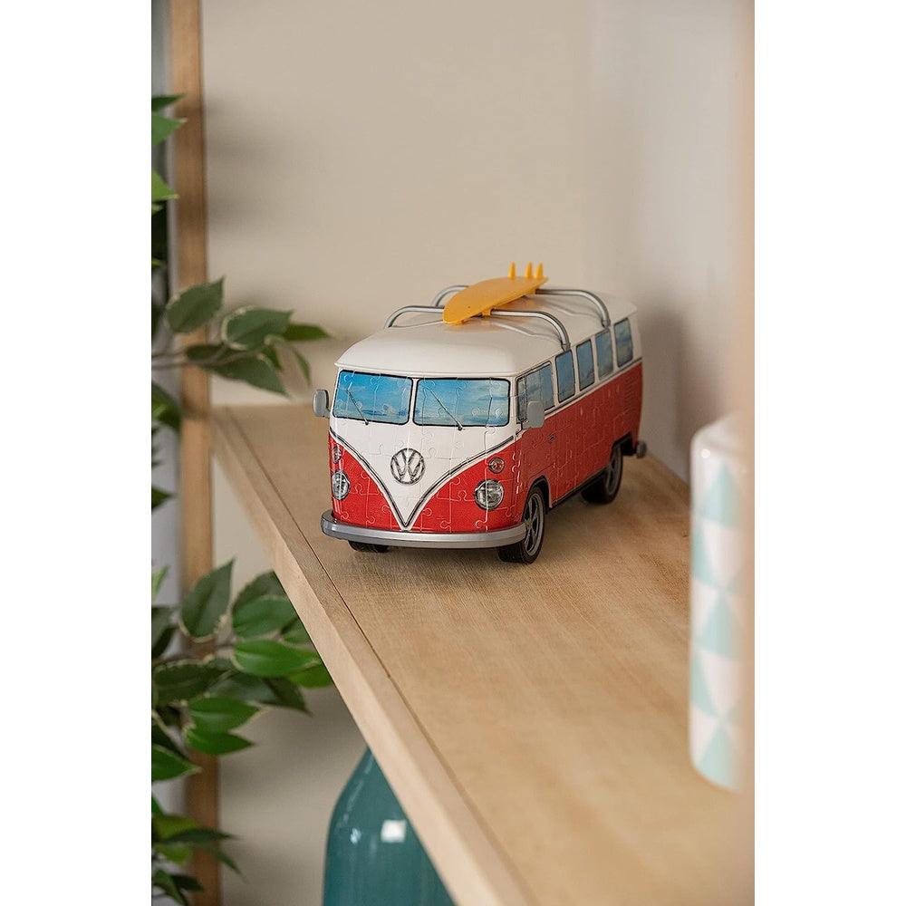 Ravensburger Volkswagen T1 Campervan 162 Piece 3D Jigsaw Puzzle for Kids and Adults - Momo Gadgets