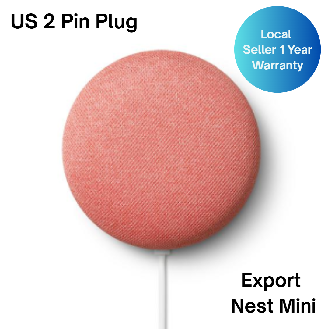 Google Nest Mini 2nd Generation Home Mini -Charcoal Black, Chalk White
