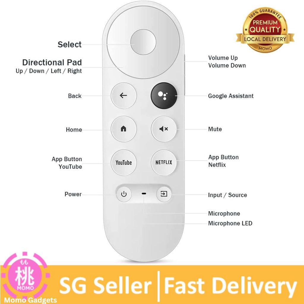 Replacement Remote for Chromecast Google TV Streaming Media Player Voice Remote Control Replacement for Google TV - Momo Gadgets