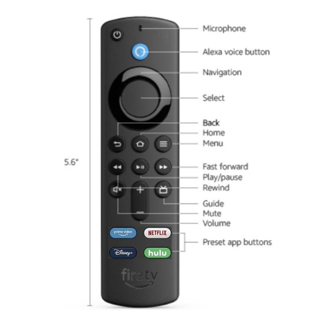 Replacement Remote for Fire TV stick , fire tv cube , Alexa Voice Remote (3rd Gen) - Momo Gadgets