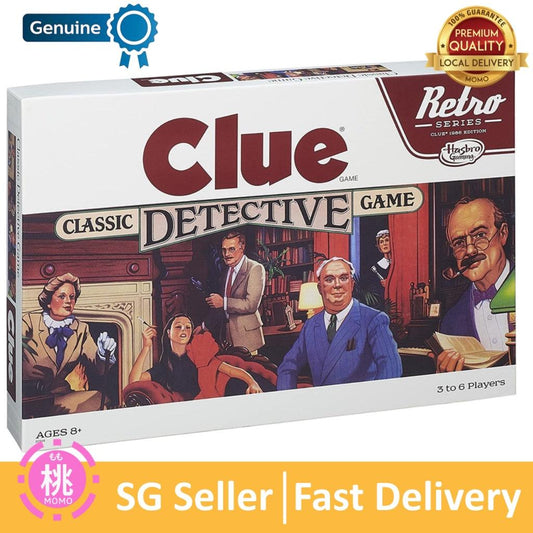 Retro Series Clue 1986 Edition Game Clue Retro Edition - Momo Gadgets