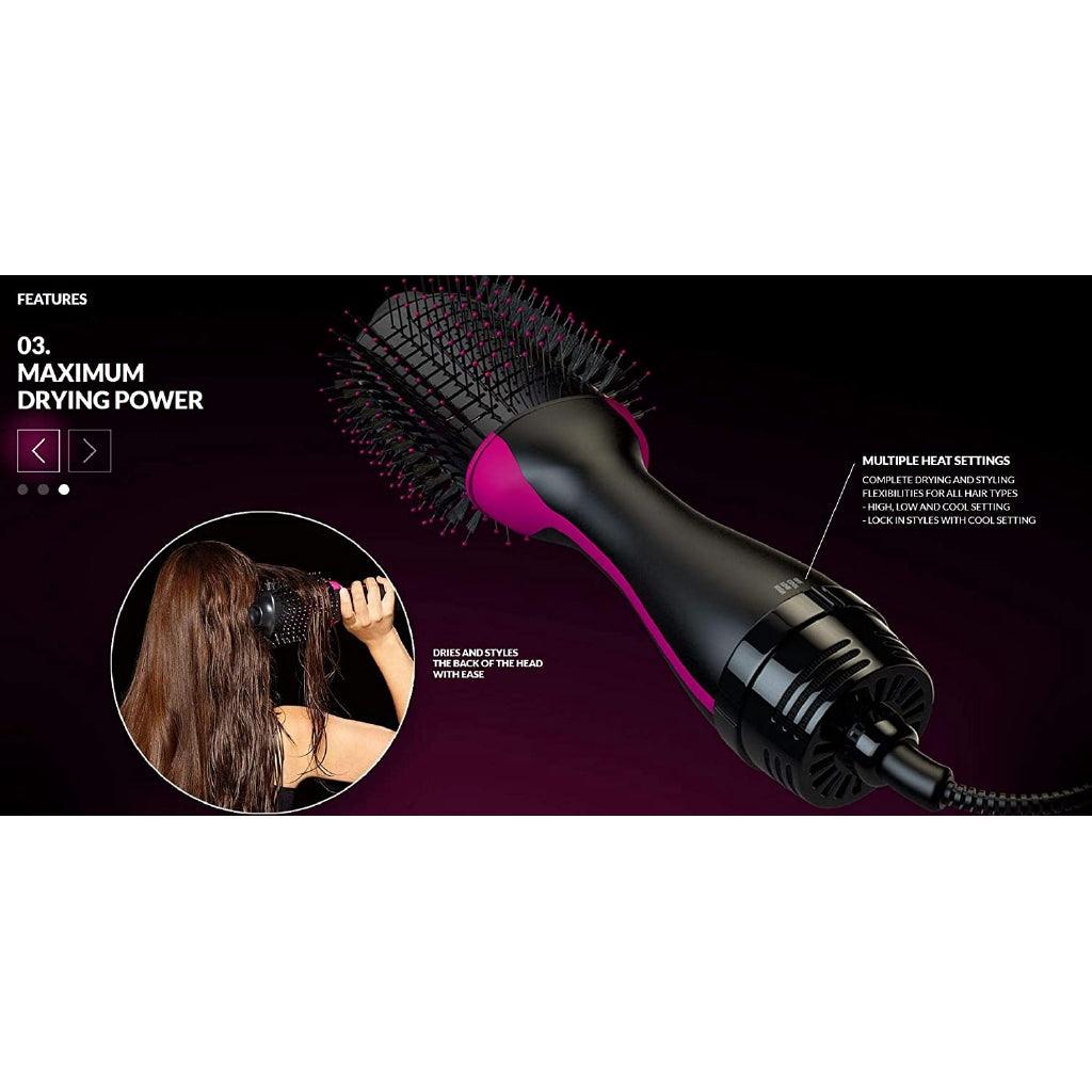 Revlon Salon One Step Hair Dryer and Volumiser Case option (One-Step, dry and style, 2-in-1 styling tool) - Momo Gadgets