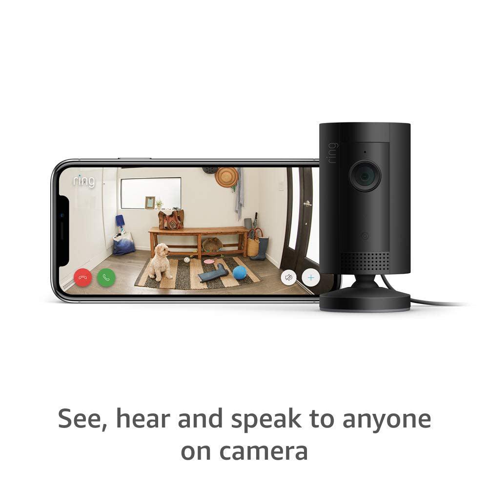 Ring Indoor Cam 2nd Gen / 1st Gen Compact Plug-In HD security camera with two-way talk, Works with Alexa - Momo Gadgets