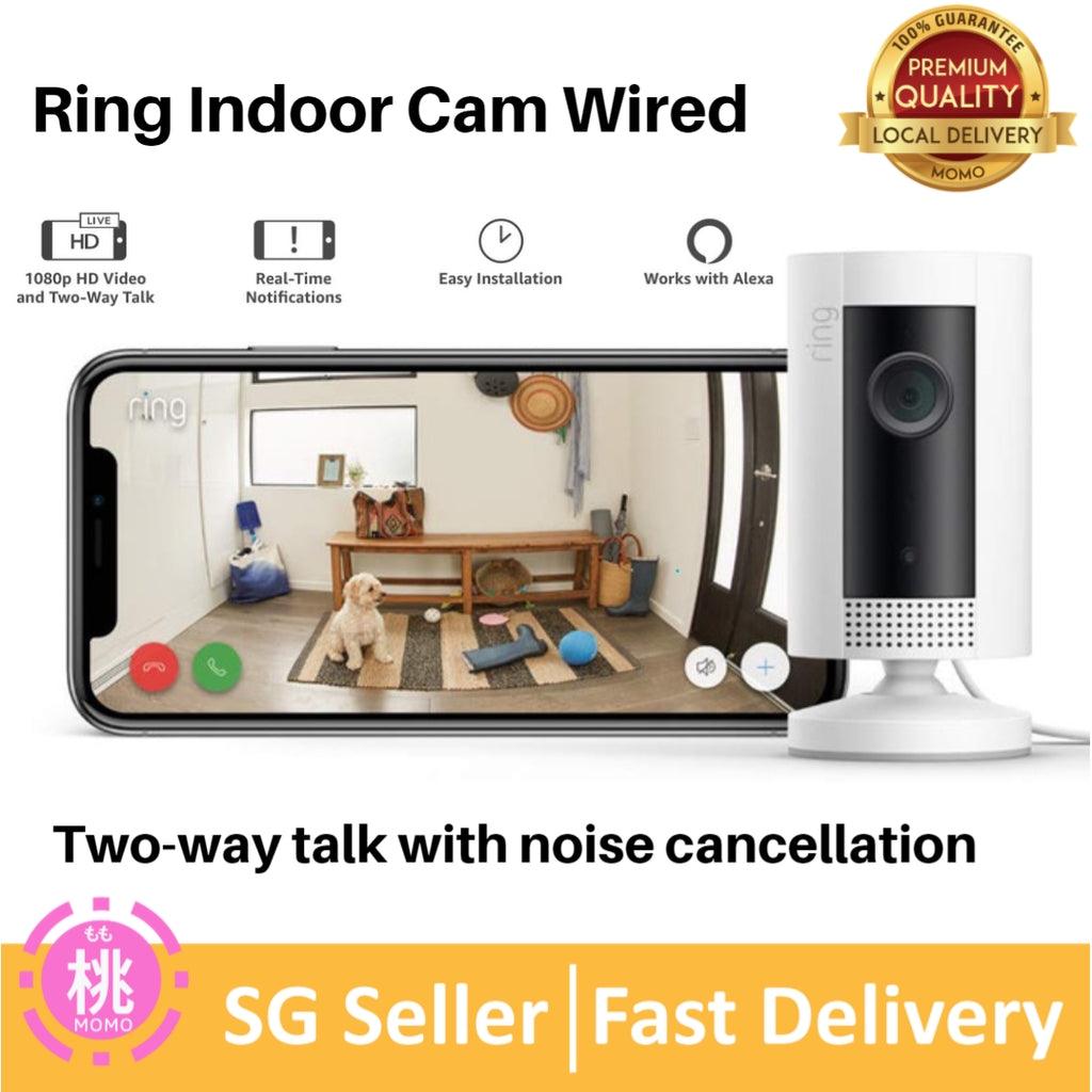 Ring Indoor Cam 2nd Gen / 1st Gen Compact Plug-In HD security camera with two-way talk, Works with Alexa - Momo Gadgets