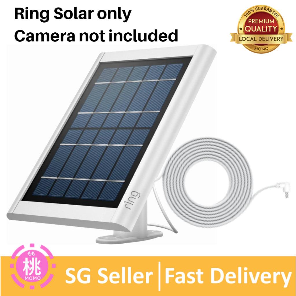 Ring Solar Panel, 2.4W, Barrel Plug Connector - for Spotlight Cam Battery and Stick Up Cam Battery - Momo Gadgets