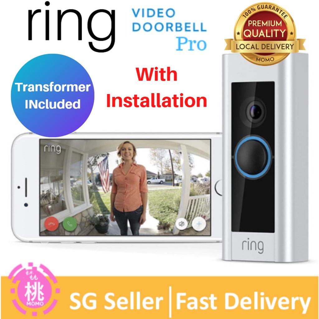 Ring Video Wired Doorbell Pro (Video Doorbell Pro 2) with HD Video,Transformer included, Motion Activated Alerts,