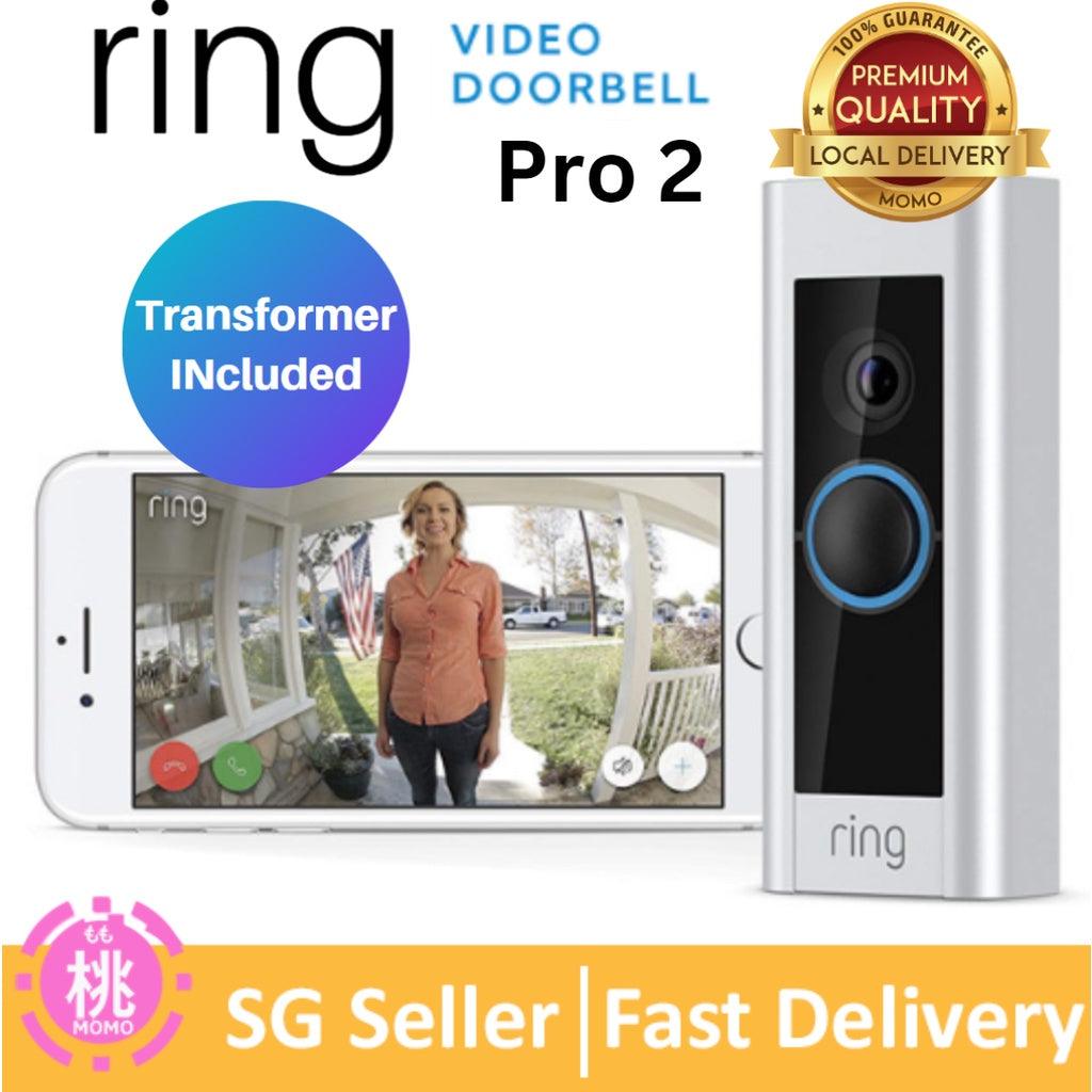 Ring Video Doorbell Pro 2 or Doorbell pro 1 with HD Video,Transformer included, Motion Activated Alerts - Momo Gadgets