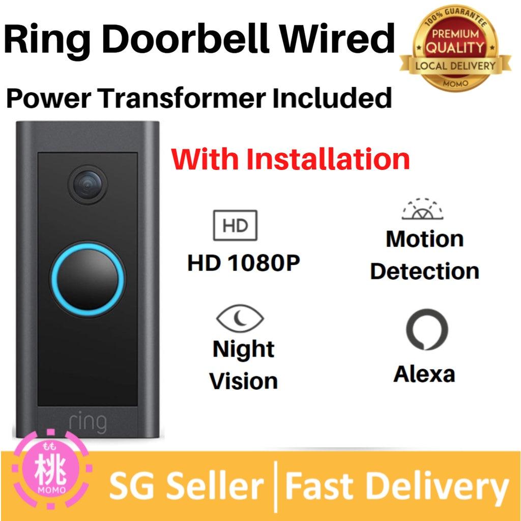 Ring Video Doorbell Wired 2021/2020 ( Transformer Included ) - Momo Gadgets