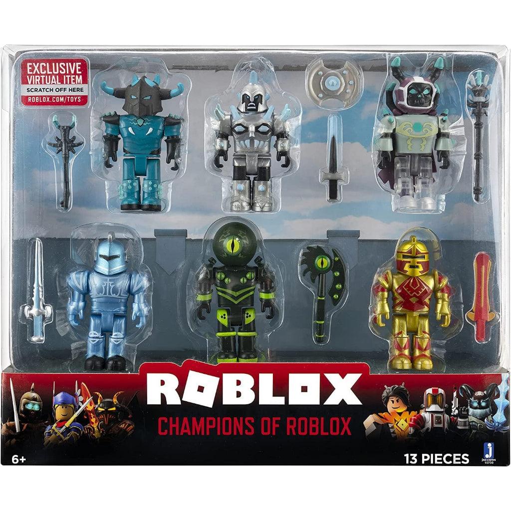 Roblox Action Collection - Champions / Apocalypse Rising 2 / Masters Six Figure Pack [Includes Exclusive Virtual Item] - Momo Gadgets