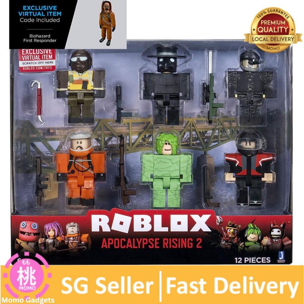 Roblox Action Collection - Champions / Apocalypse Rising 2 / Masters Six Figure Pack [Includes Exclusive Virtual Item] - Momo Gadgets