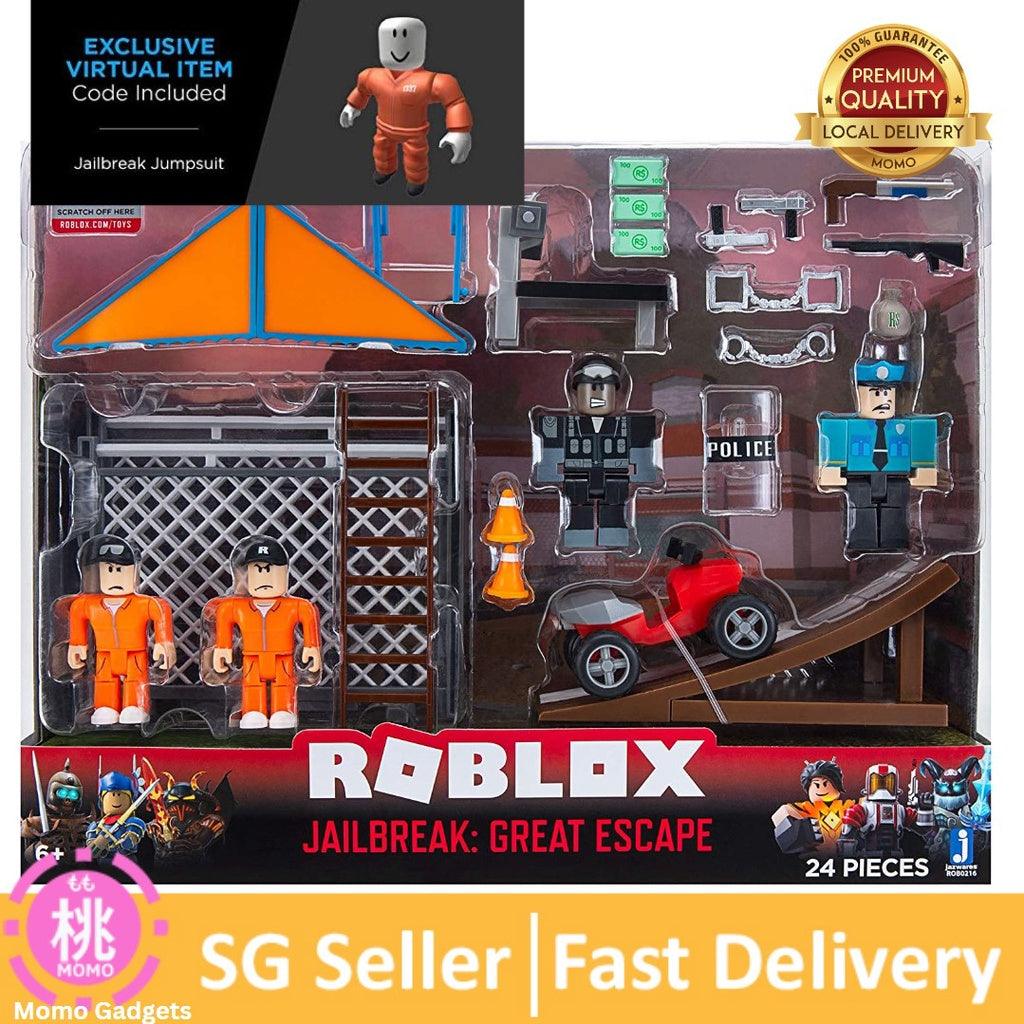 Roblox Action Collection - Jailbreak: Great Escape Playset [Includes Exclusive Virtual Item] - Momo Gadgets