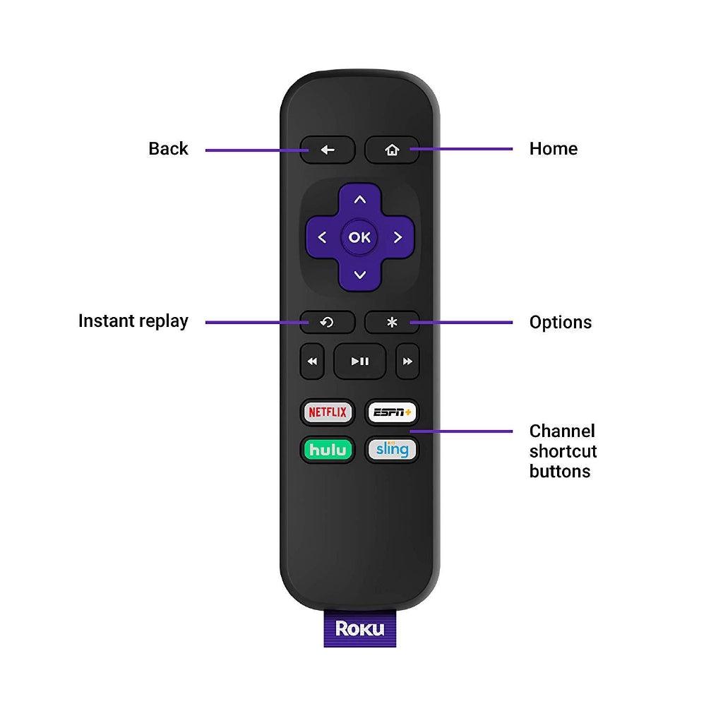 Roku Express HD or 4k+ option Streaming Media Player (latest version) - Momo Gadgets