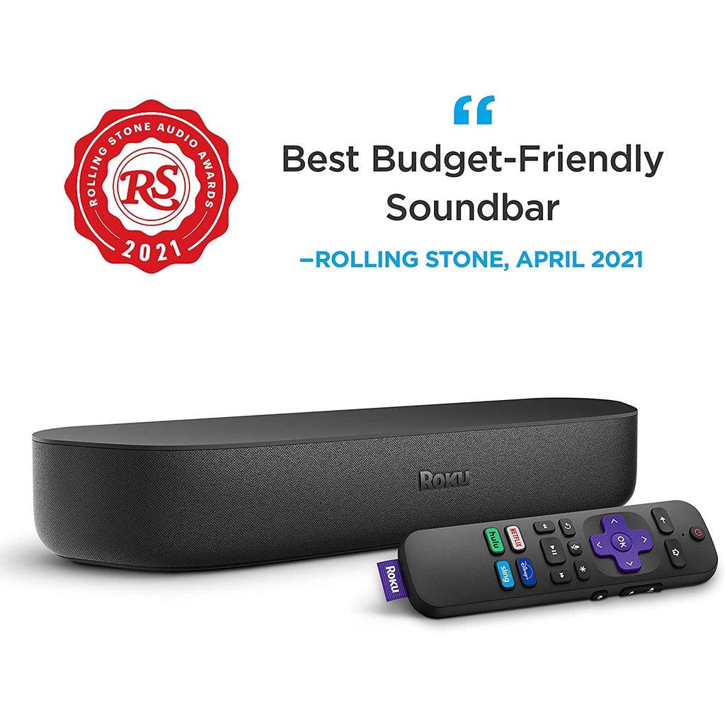 Roku Streambar 4K/HD/HDR Streaming Media Player & Premium Audio, All In One, Includes Roku Voice Remote - Momo Gadgets