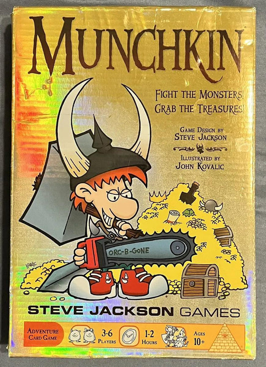 Munchkin Gold Edition Card Game (AUTHENTIC) - Momo Gadgets