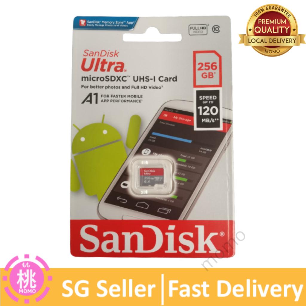 San Disks Ultra 64GB / 128GB / 256GB MicroSDXC UHS-I Card ( colour may varies ) - Momo Gadgets