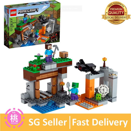 LEGO Minecraft The Abandoned Mine 21166 Building Toy Set for Kids, Boys, and Girls Ages 7+ (248 Pieces)