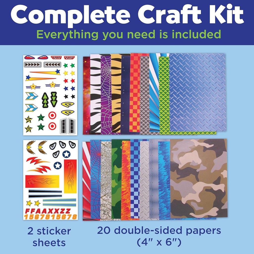 Creativity for Kids Paper Airplane Squadron - Create 20 Paper Airplanes - Kids Activities for Ages 6-8+
