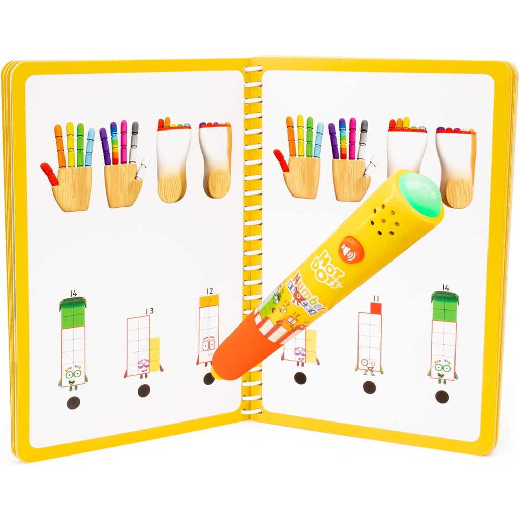 Educational Insights Hot Dots Numberblocks Workbook Numbers 11-20 with Interactive Pen-Learning Activities for Ages 5+