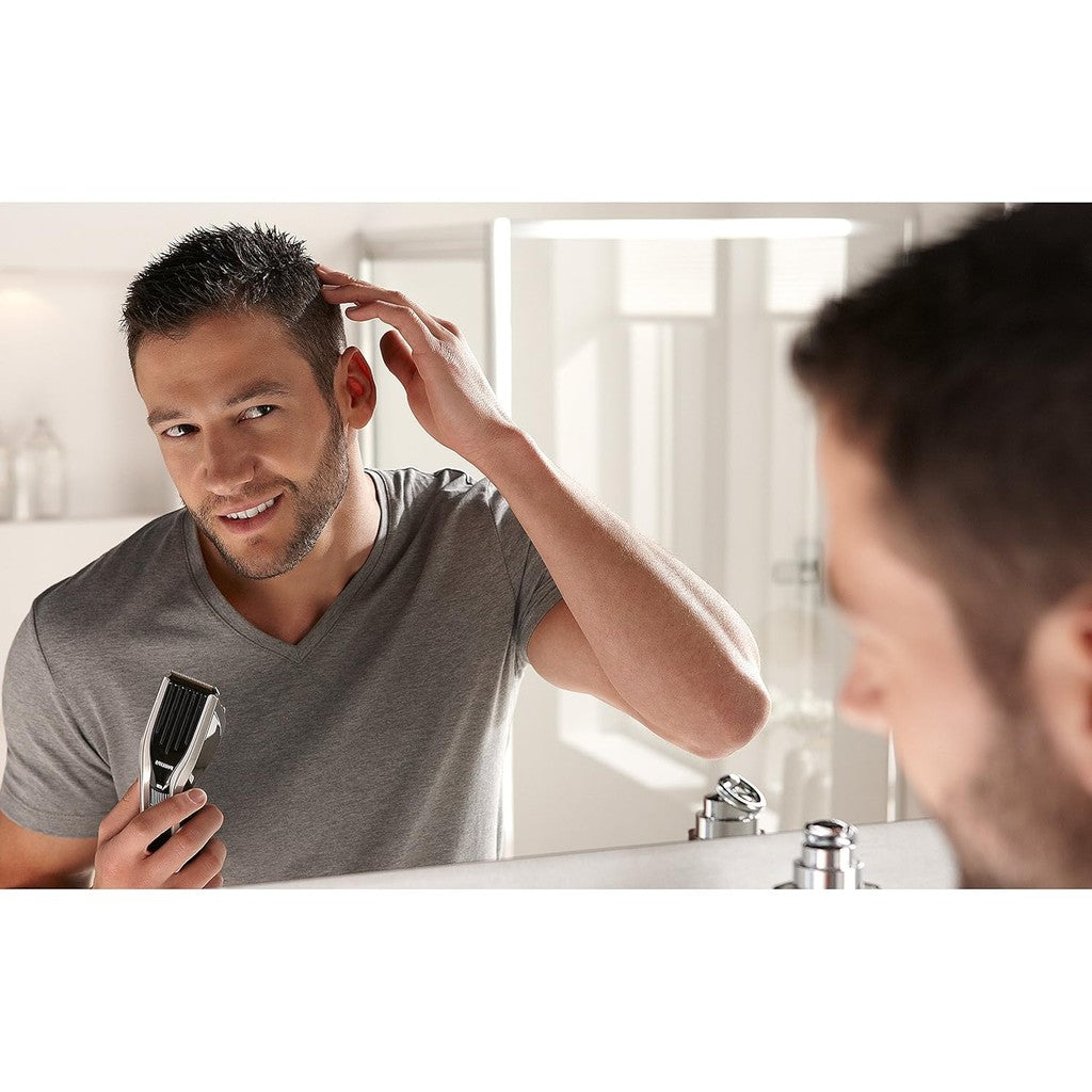 Philips HC5440 Titanium Blades 24 length settings 90 mins cordless use / 1h charge hair clipper beard and case - Razor