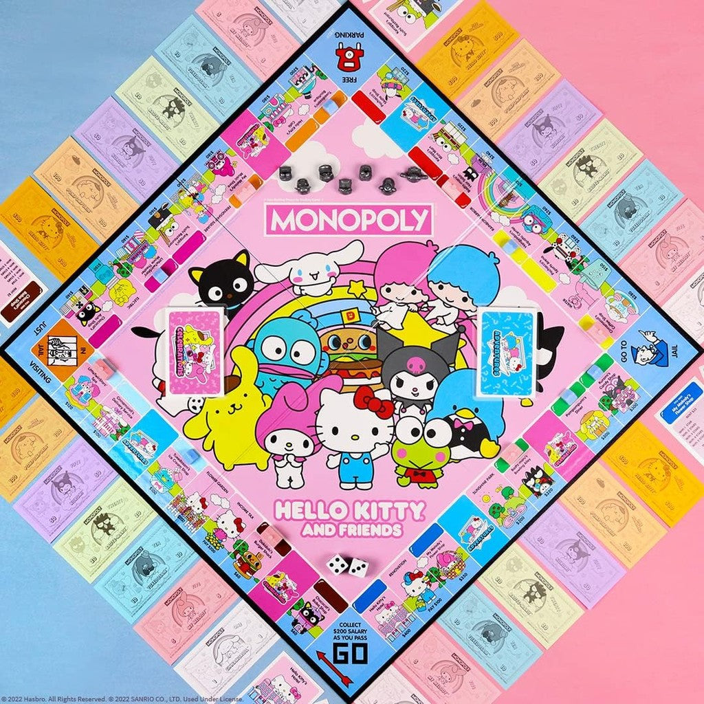 Monopoly: Hello Kitty and Friends, Buy, Sell, Trade Buildings from The Animated Series