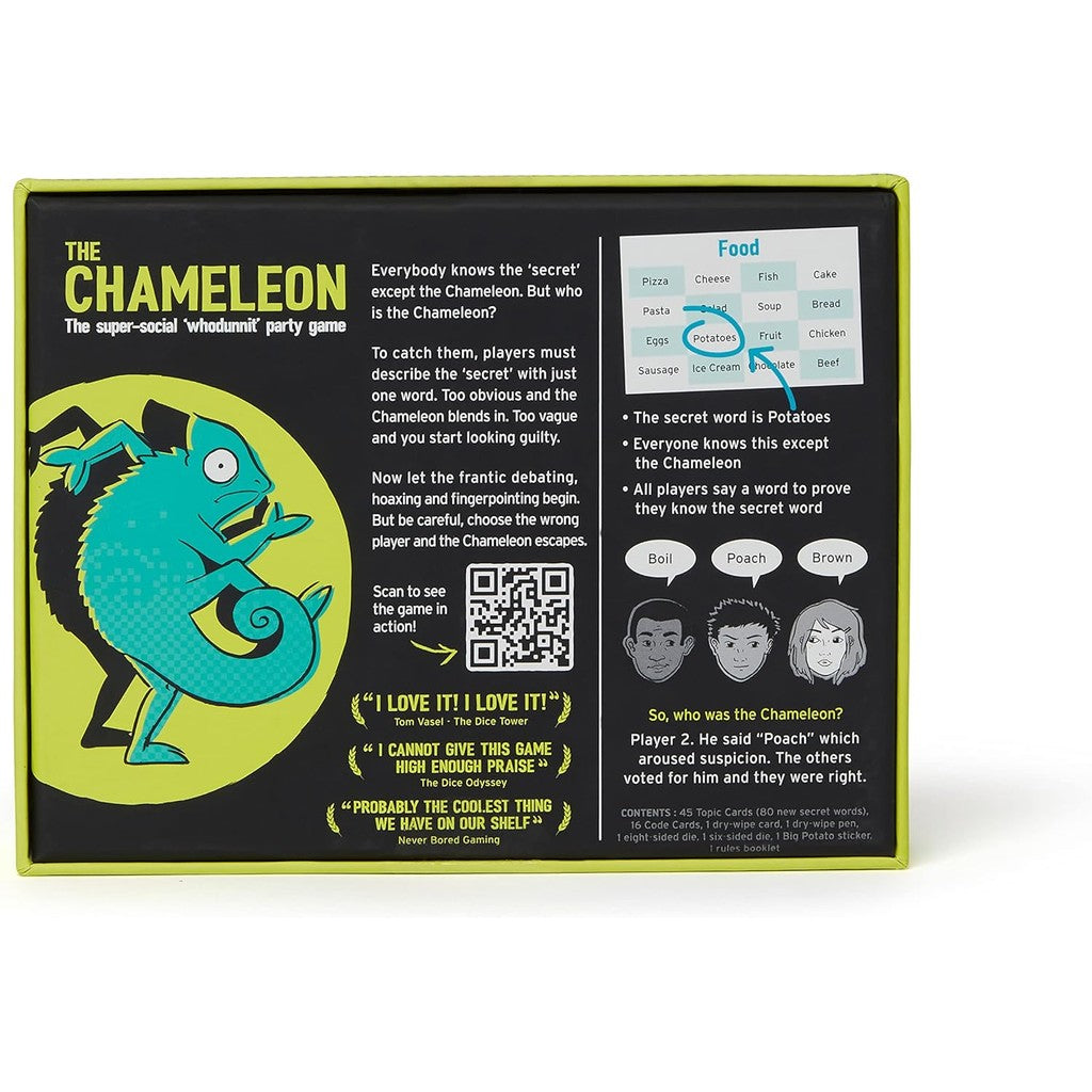 Big Potato The Chameleon Base Game/Booster Pack, Award-Winning Board Game for Families & Friends