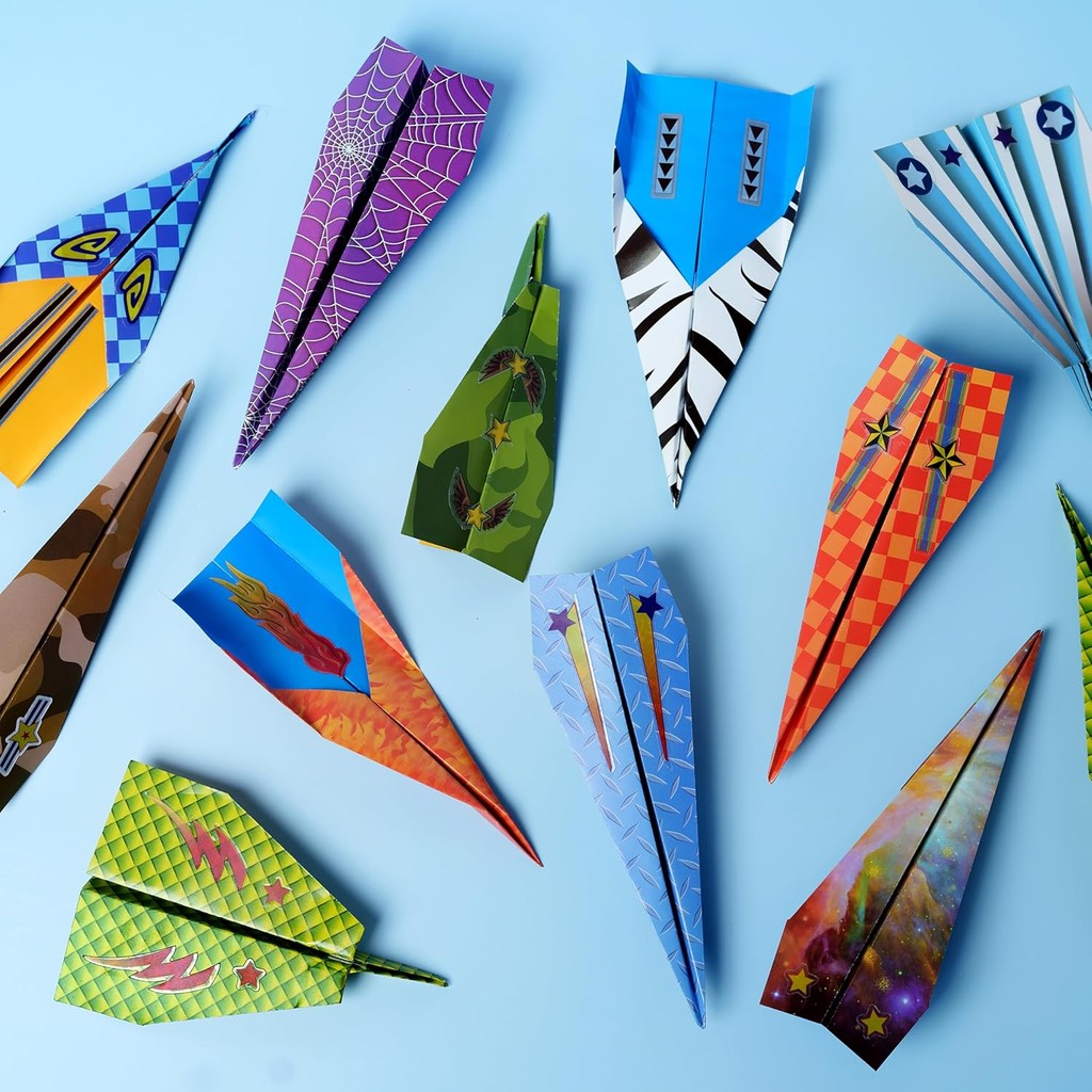 Creativity for Kids Paper Airplane Squadron - Create 20 Paper Airplanes - Kids Activities for Ages 6-8+