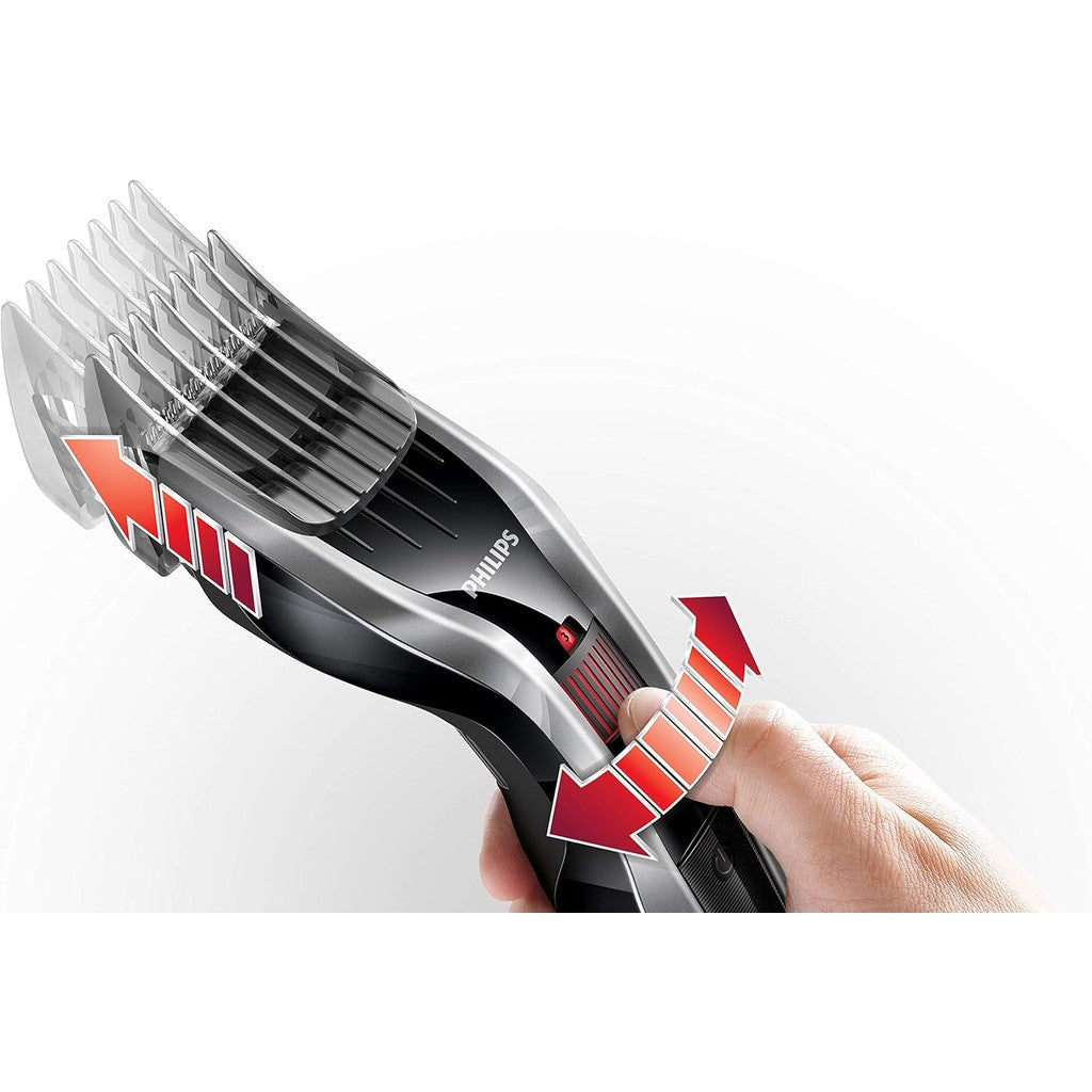 Philips HC5440 Titanium Blades 24 length settings 90 mins cordless use / 1h charge hair clipper beard and case - Razor