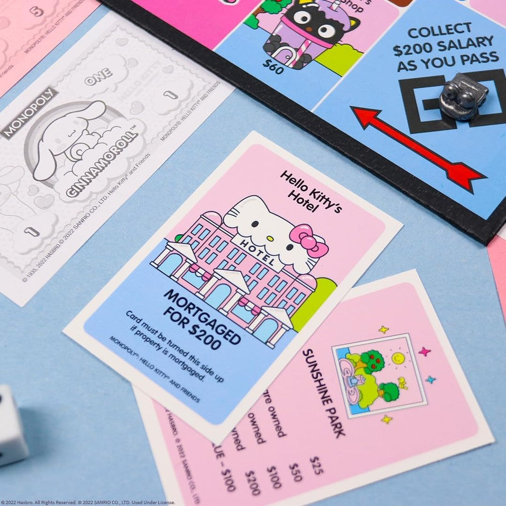 Monopoly: Hello Kitty and Friends, Buy, Sell, Trade Buildings from The Animated Series