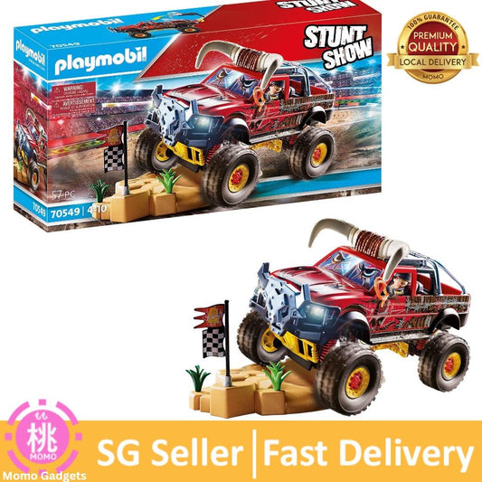 Playmobil Stunt Show Bull Monster Truck (70549) - Momo Gadgets