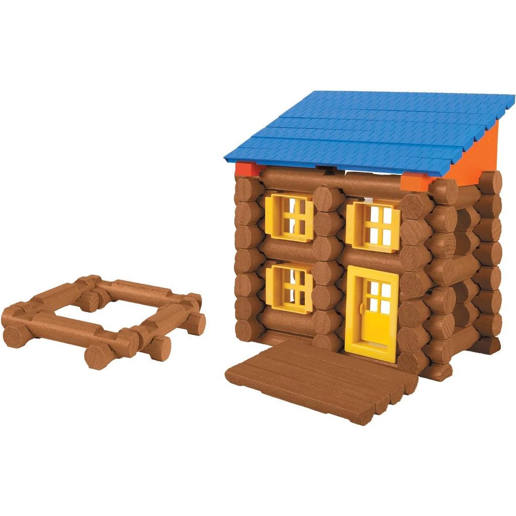 LINCOLN LOGS – Oak Creek Lodge – 137 Pieces - Real Wood Logs-Ages 3+ - Best Retro Building Gift Set for Boys/Girls - Momo Gadgets