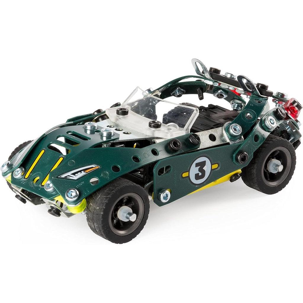 Meccano by Erector 5 in 1 Roadster Pull Back Car Building Kit （18202）